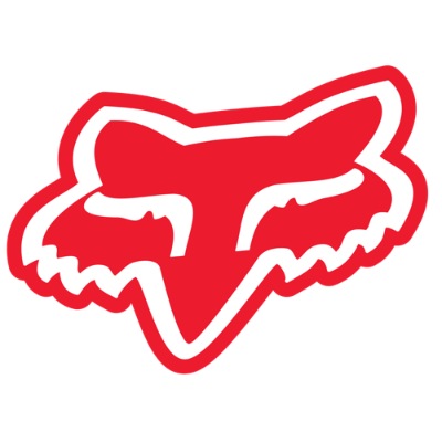 Fox Head Sticker 7cm