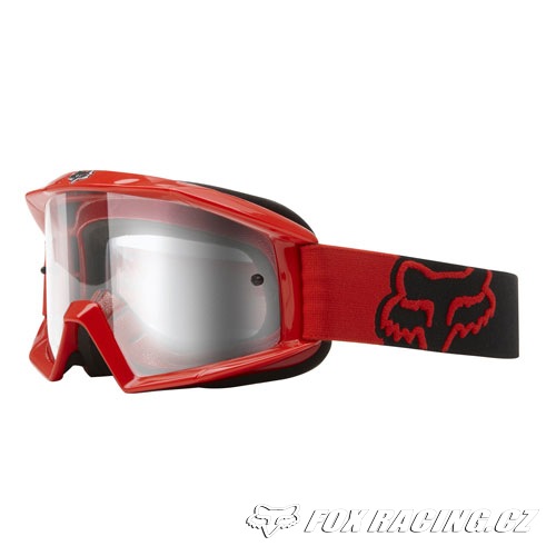 Fox Main Youth Bright Red Goggles