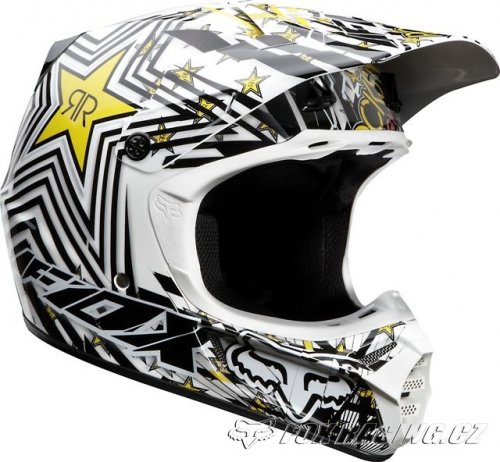 Fox V3 Ryan Dungey Rockstar Replica 12 Helmet