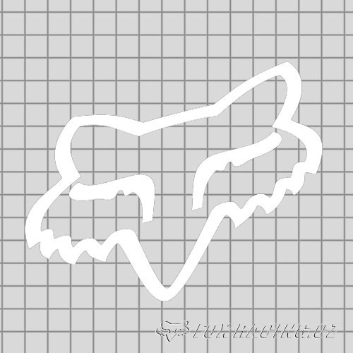 Fox Head TDC Sticker 10cm