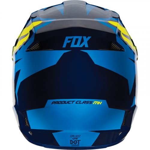Fox V1 Race 16 Helmet (blue/yellow)