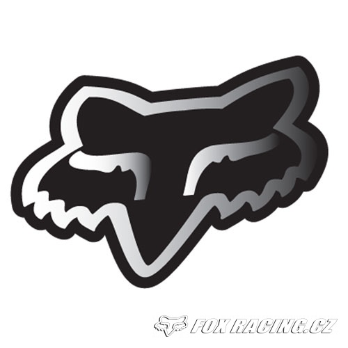 Fox Head Sticker 10cm