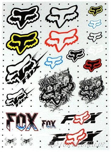 Fox Head Sticker Sheet