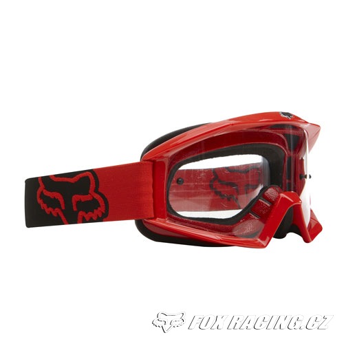 Fox Main Youth Bright Red Goggles