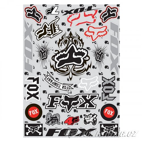Fox Raceday Sticker Sheet