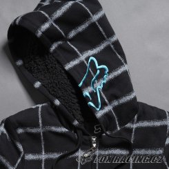 Fox Girls Framed Sherpa Lined Zip Hoody