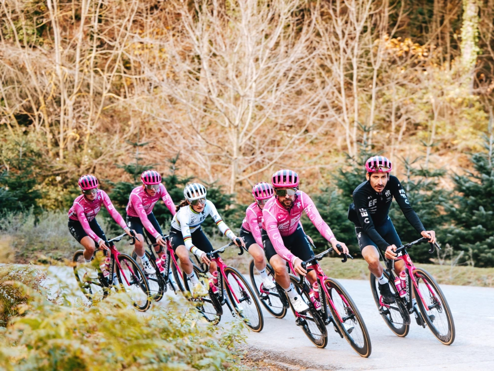 Tým EF Education-EasyPost v pelotonu WorldTour