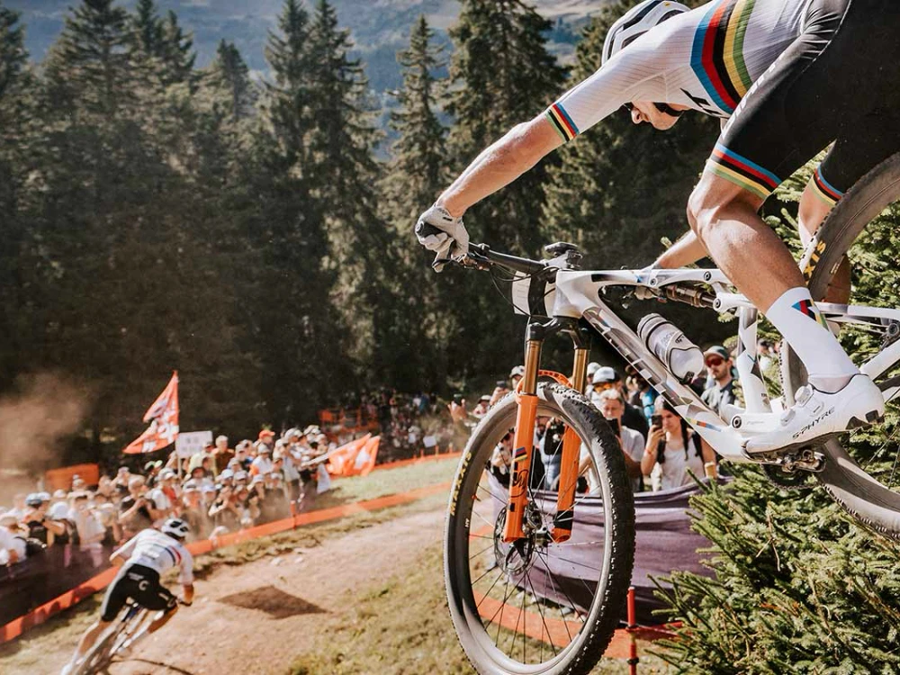 Detail zadní stavby a systému FlexPoint Pro na Giant Anthem 2026