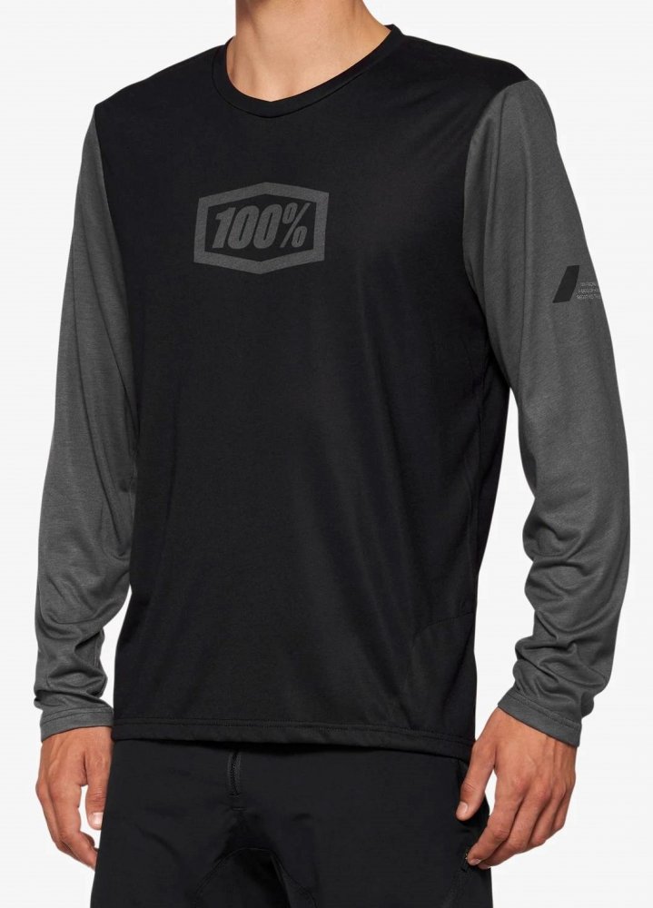 100% Airmatic Long Sleeve Jersey black S