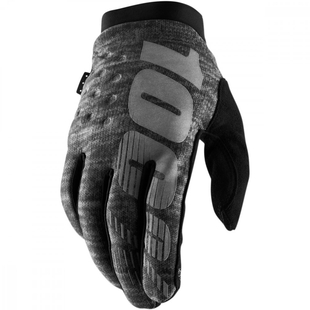 100% Brisker Glove heather grey XL