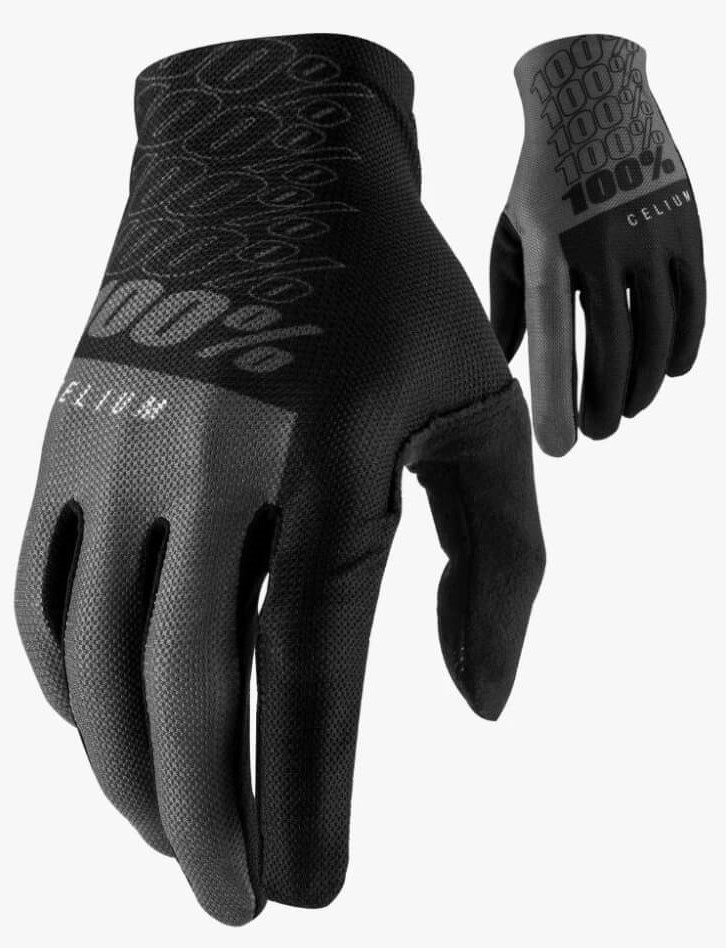 100% Celium Glove black/grey XXL
