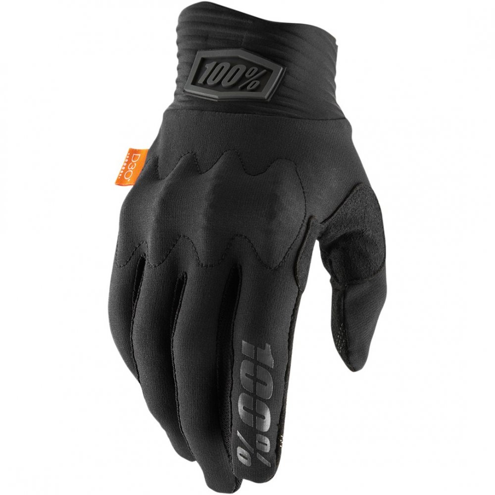 100% Cognito D3O Gloves XXL black/charcoal