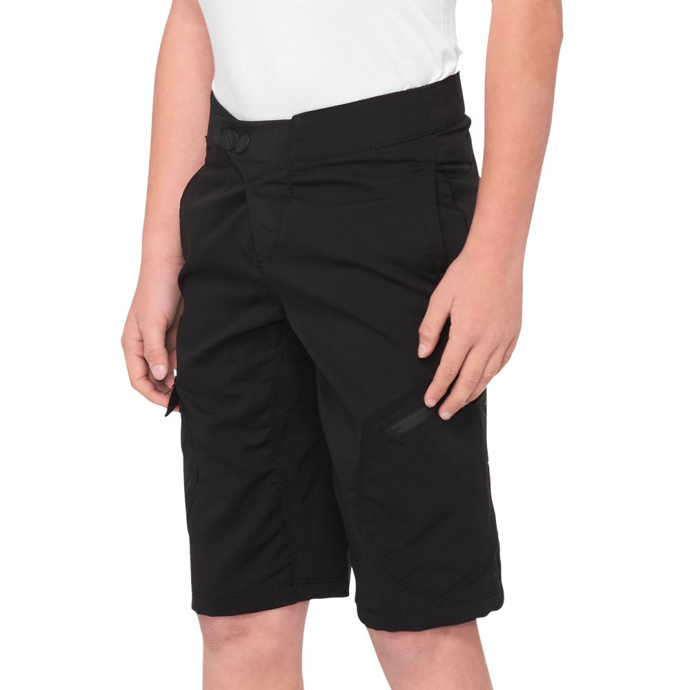 100% Ridecamp Shorts black XL (36)