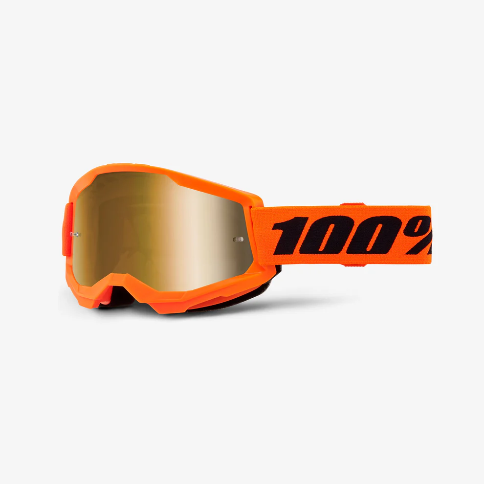 100% Strata 2 Neon Orange Mirror