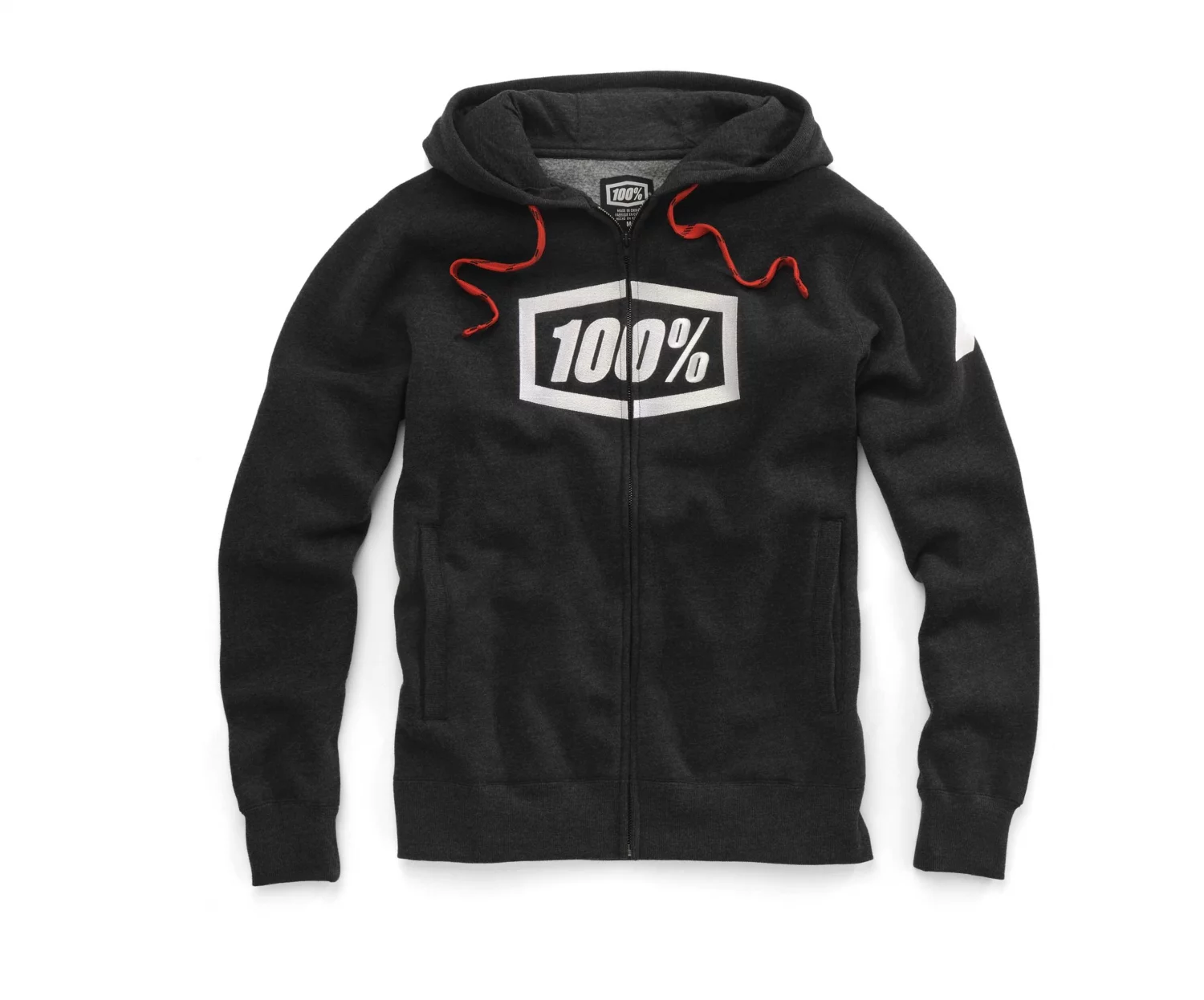 100% Syndicate Hooded Zip Tech Fleece grey XL