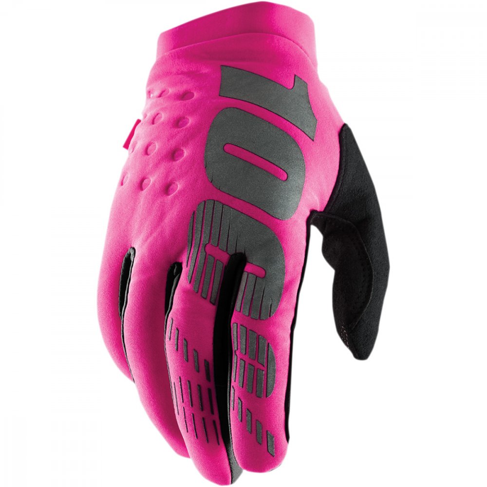 100% Womens Brisker Glove pink M