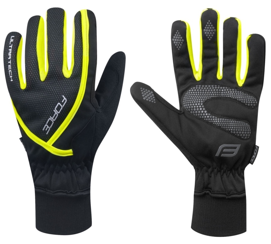 Force Ultra Tech Gloves M fluo yellow/black