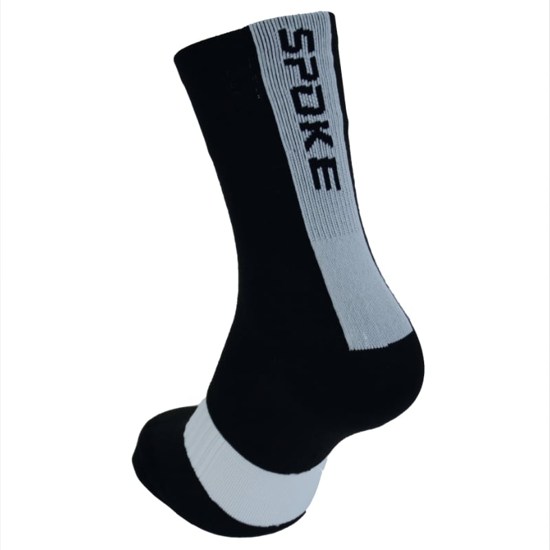 SPOKE Race Socks black/white XS/S