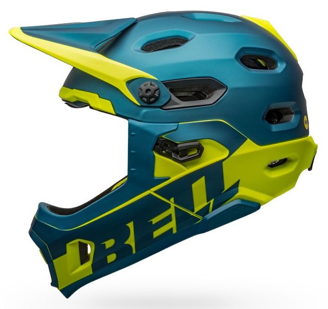 Bell Super DH MIPS 2020 blue/yellow M