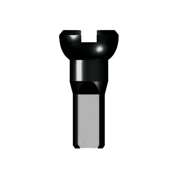 Sapim Polyax Brass Nippel black 2.0x12 mm