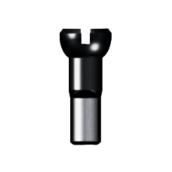 Sapim Polyax Secure Lock Alu Nipple black 2.0x12 mm