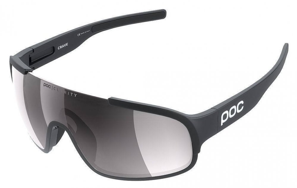 POC Crave Uranium Black violet/silver mirror