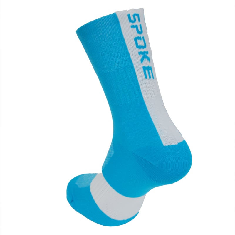 SPOKE Kids Race Socks blue/white EU 31-33