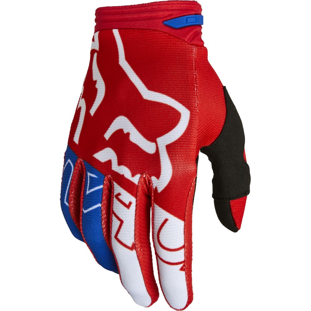 Fox 180 Skew Glove XXL white/red/blue