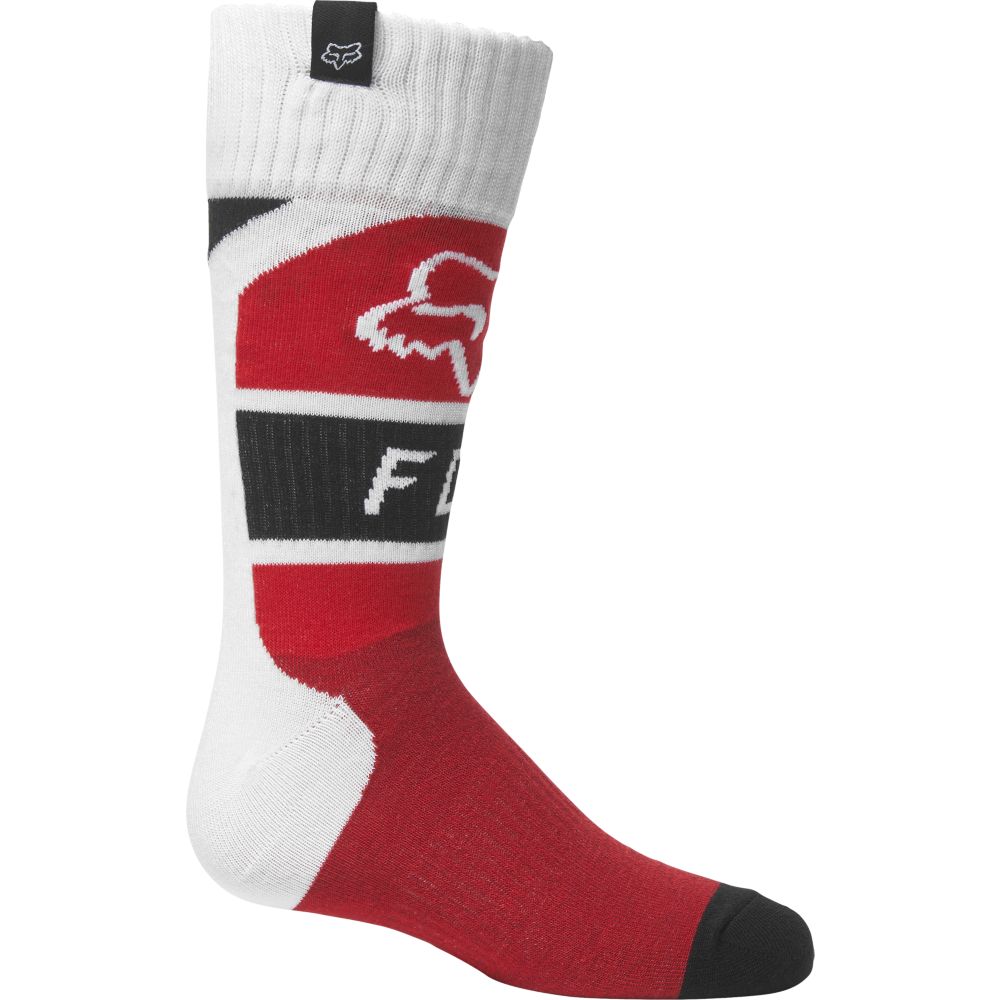 Fox Youth Lux Socks YS fluo red