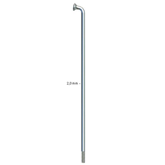 Sapim Leader silver 262 mm