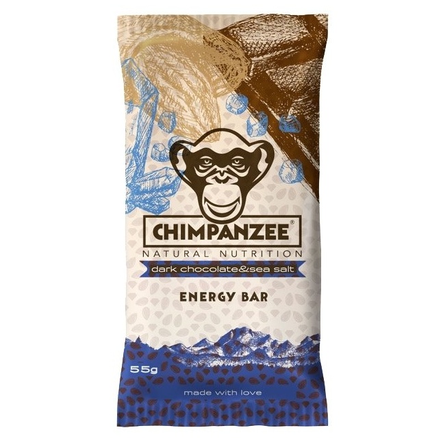 Chimpanzee Energy Bar dark chocolate sea salt