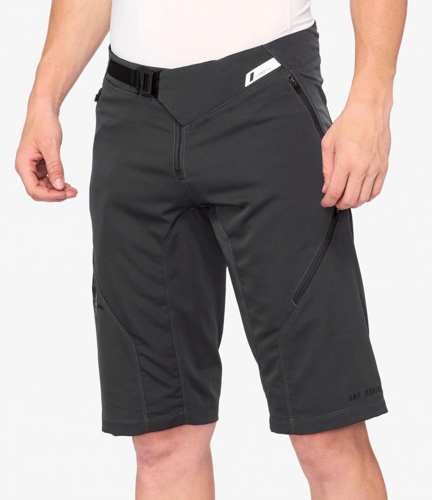 100% Airmatic Shorts charcoal XL (36)