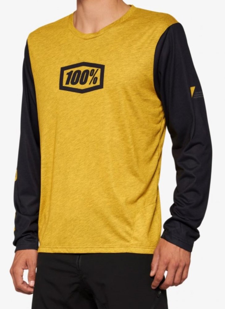 100% Airmatic Long Sleeve Jersey S dijon