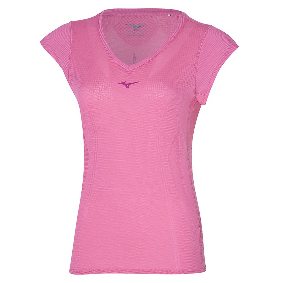 Mizuno Aero Tee L wild orchid