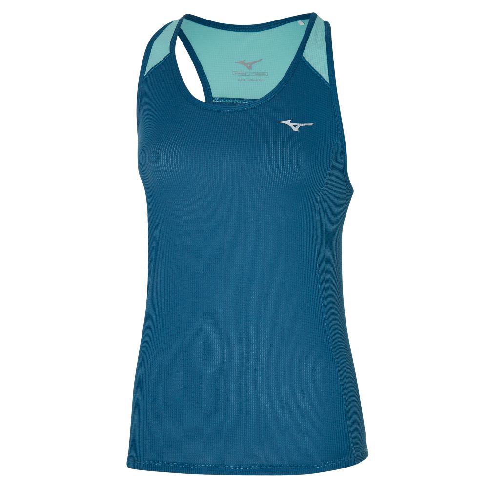 Mizuno DryAeroFlow Tank L moroccan blue