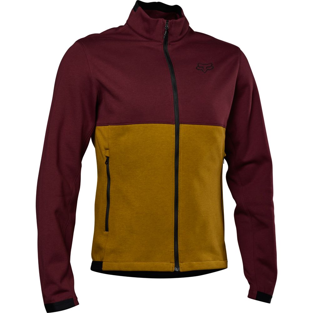 Fox Ranger Fire Fleece Crew L dark maroon