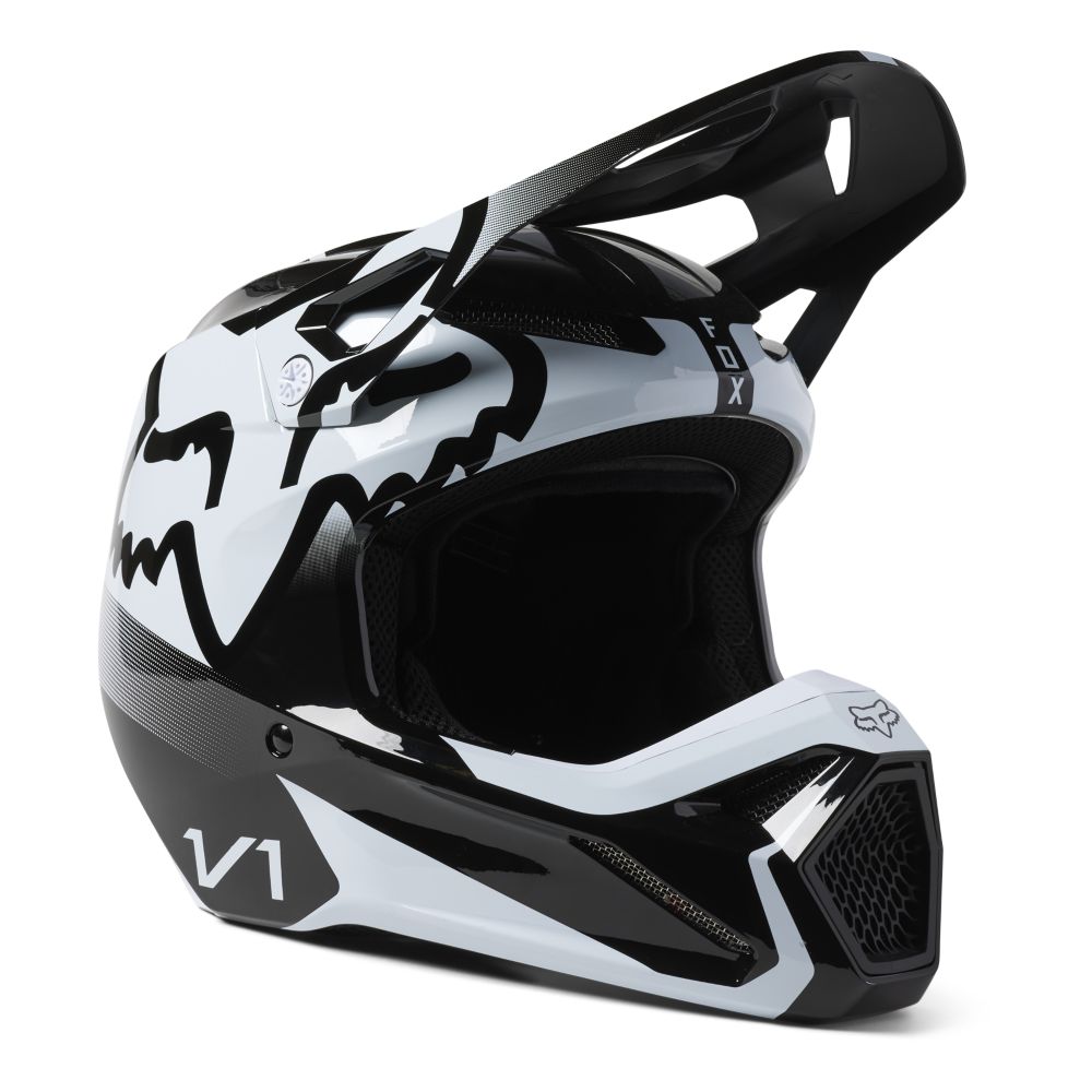 Fox V1 Leed Helmet black/white XS