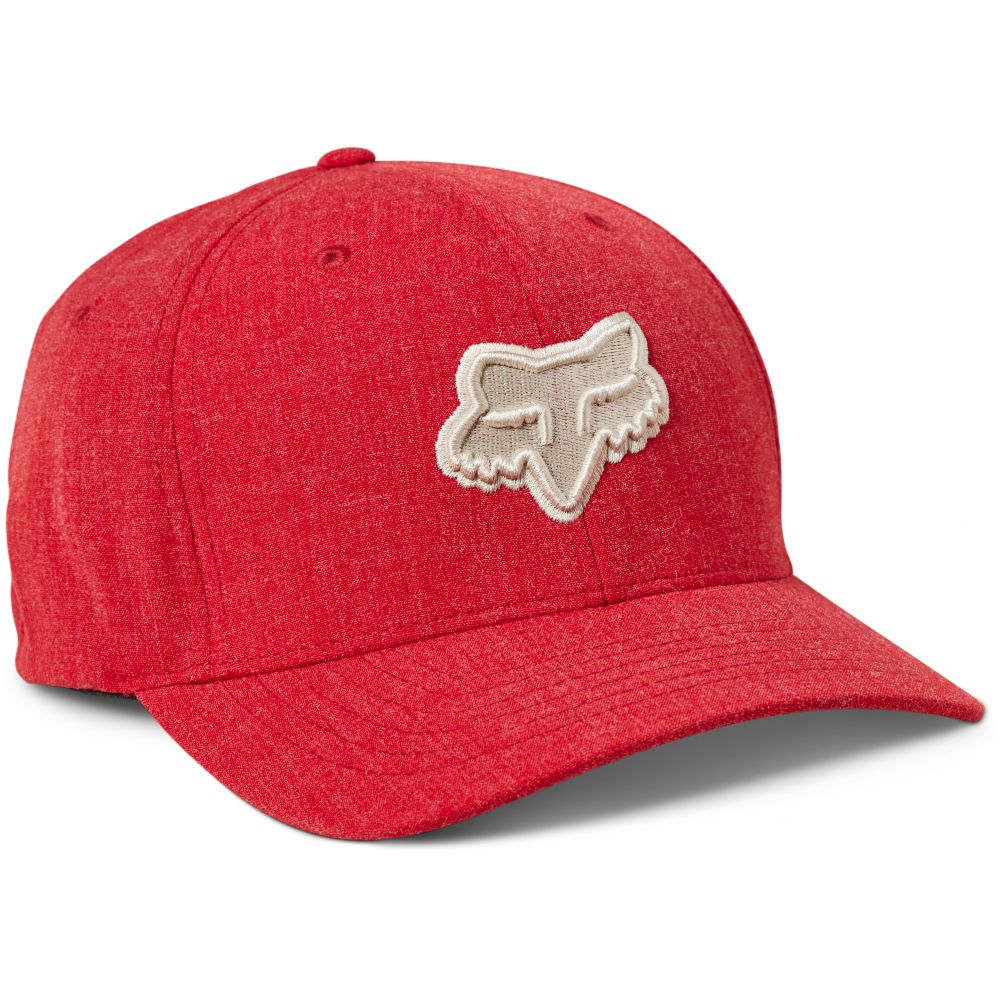 Fox Transposition Flexfit Hat L/XL heather red