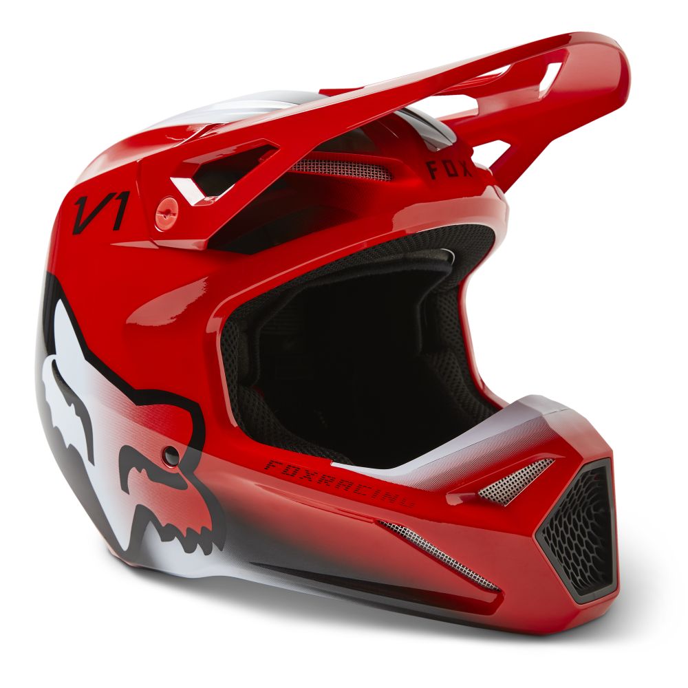 Fox V1 Toxsyk Helmet L fluo red