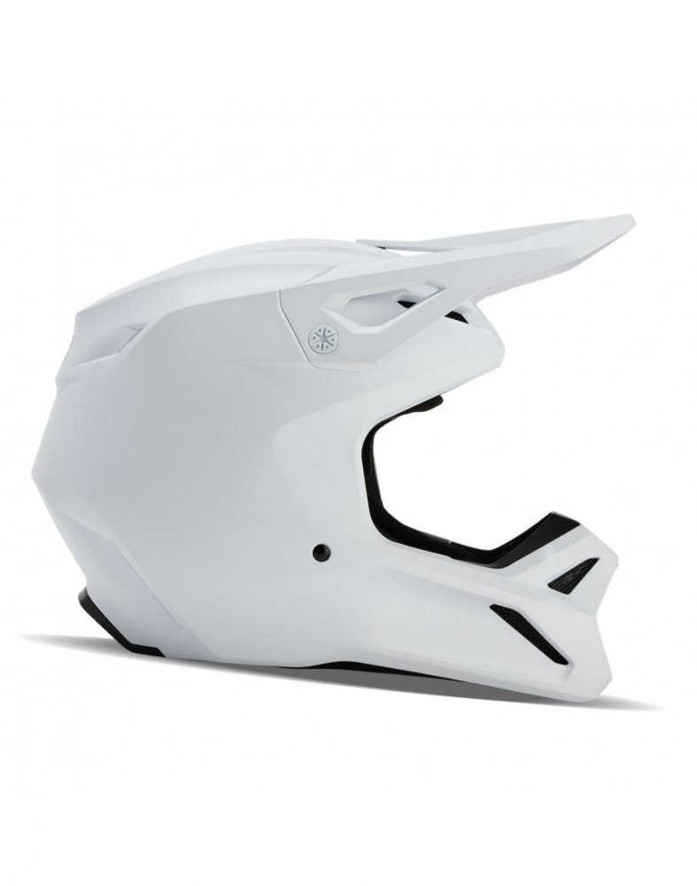 Fox V1 Solid Helmet matte white L
