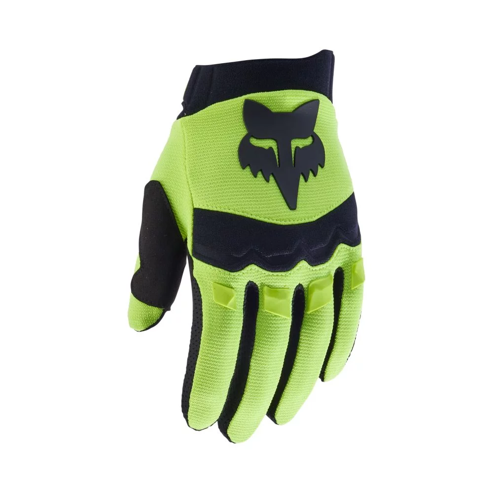 Fox Youth Dirtpaw Gloves YXS fluorescent yellow