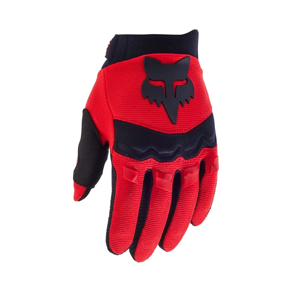 Fox Youth Dirtpaw Gloves YL fluorescent red