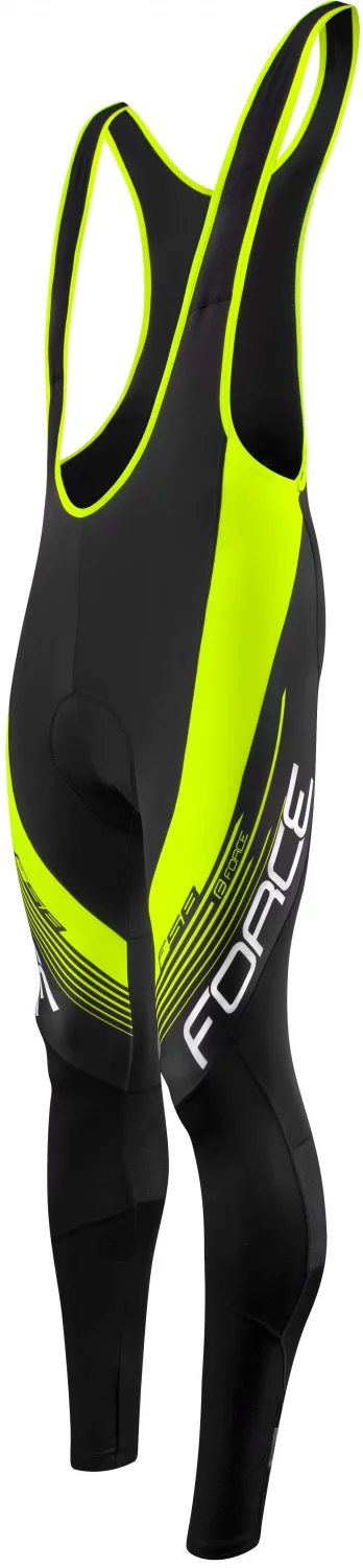 Force F58 cyklistické kalhoty s vložkou S black/fluo