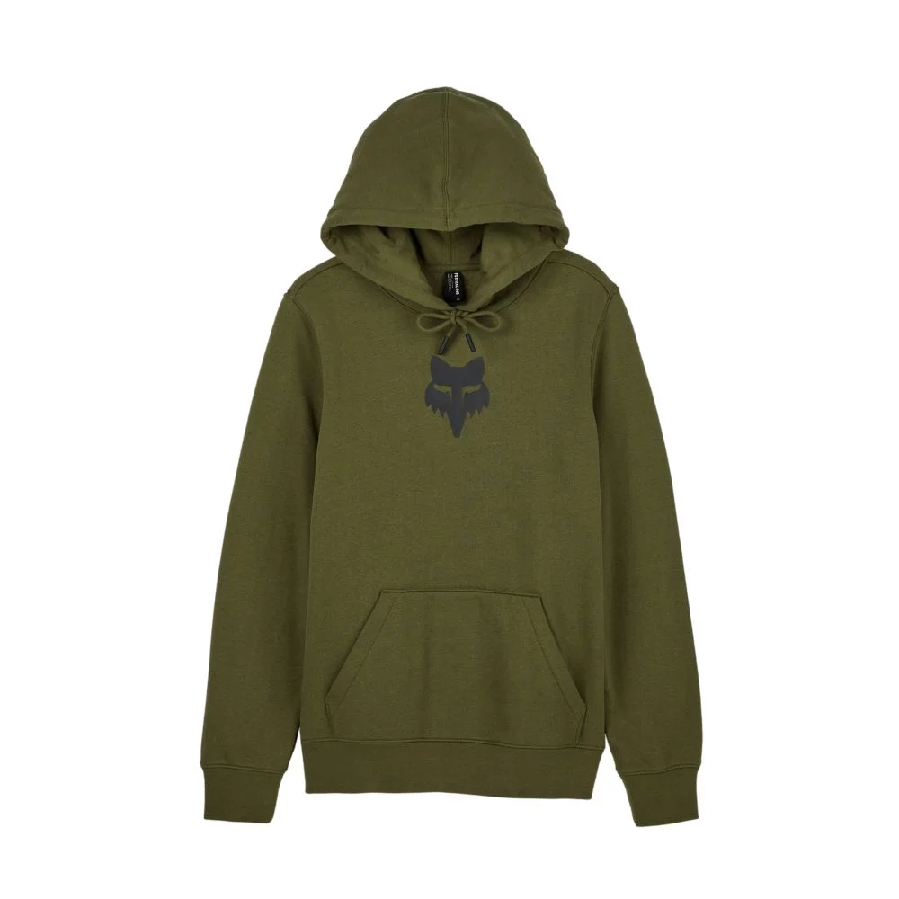 Fox Head Po Fleece Hoodie L olive green