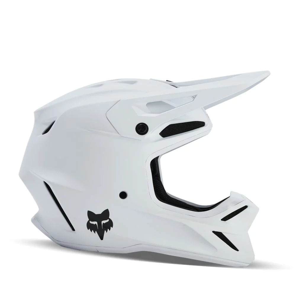 Fox V3 Solid Helmet matte white M
