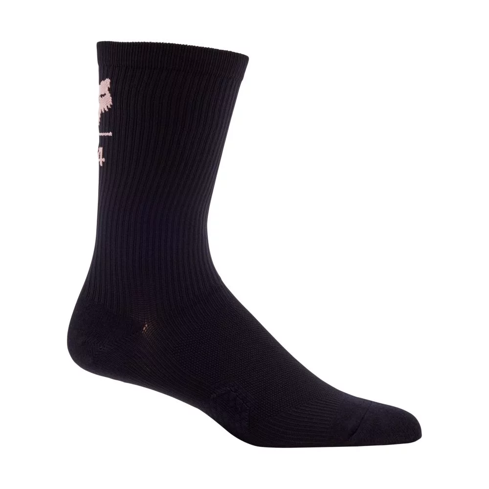 Fox 8" Ranger Sock black/pink S/M