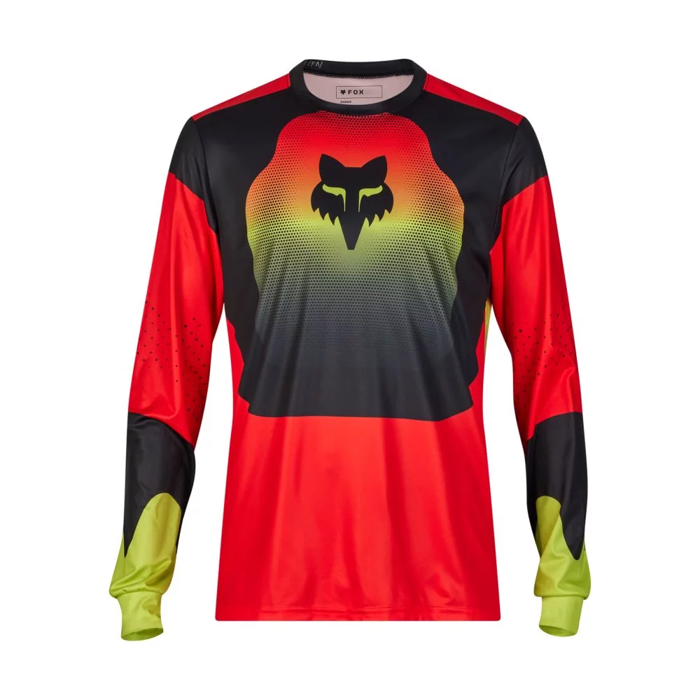 Fox Ranger Revise LS Jersey red/yellow M