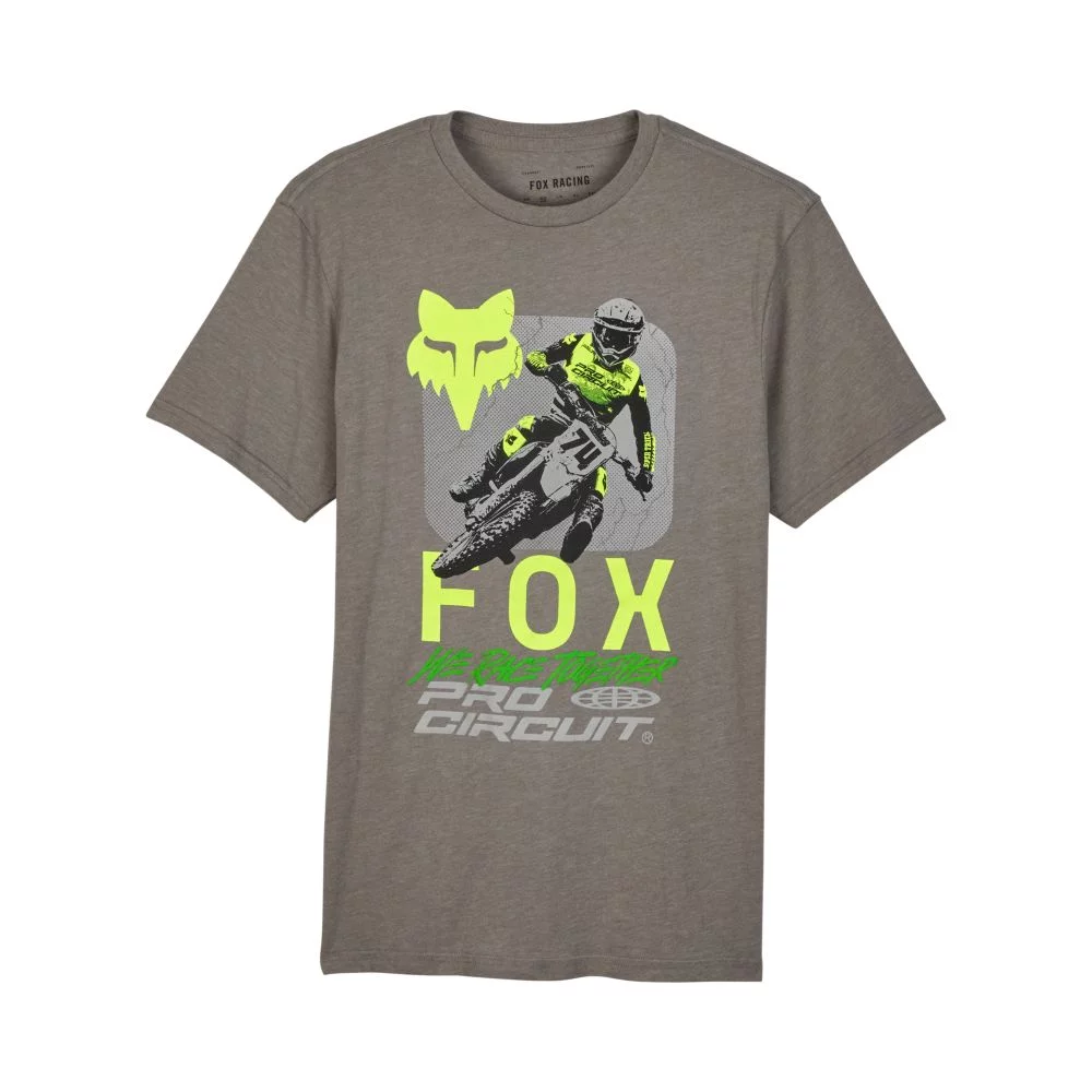 Fox X Pro Circuit Premium Tee L heather graphite