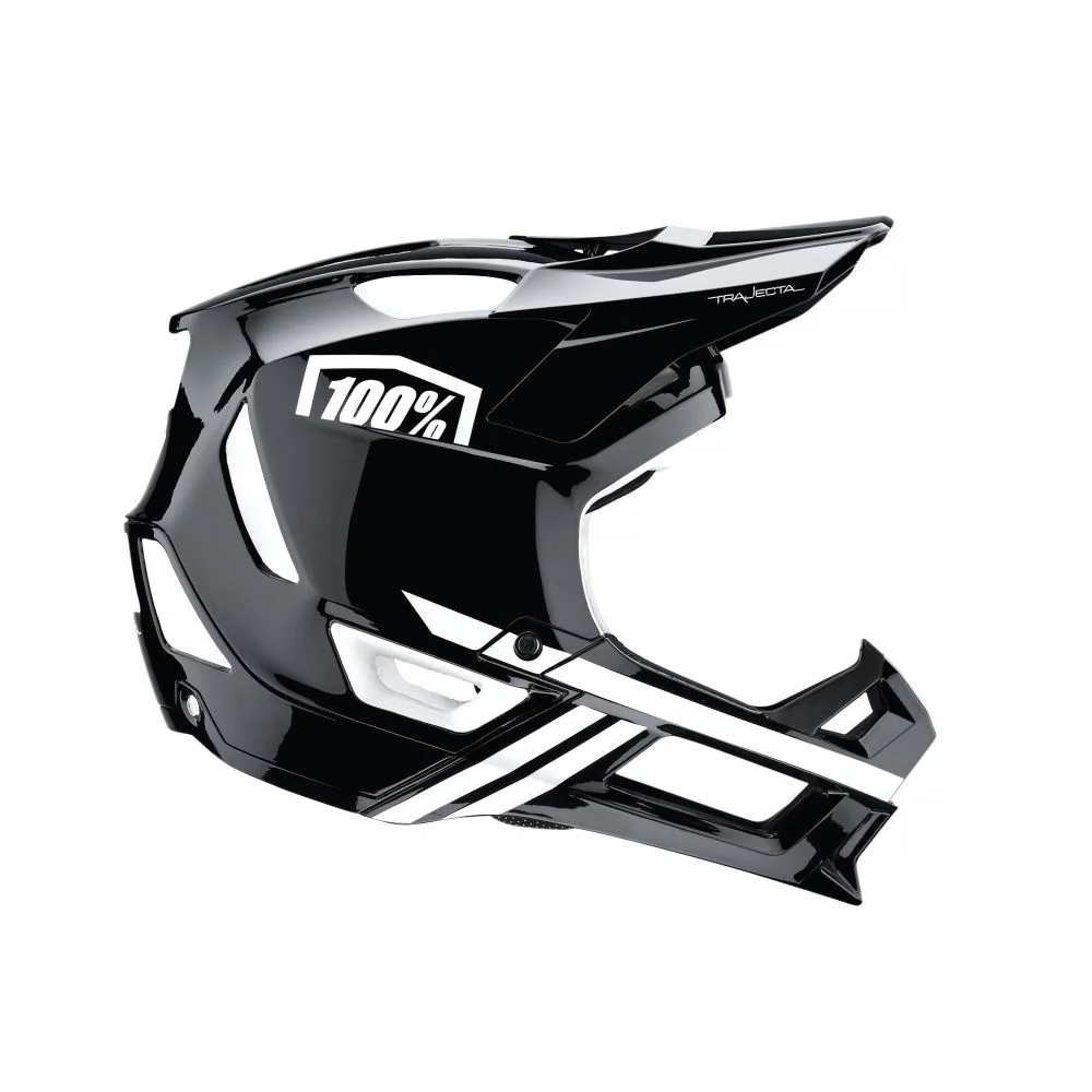 100% Trajecta Fidlock Helmet 2024 black/white XL