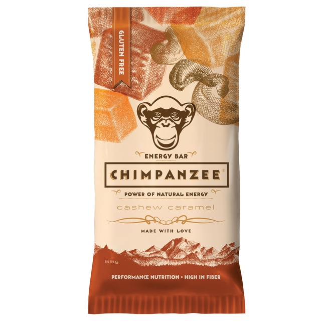 Chimpanzee Energy Bar cashew caramel
